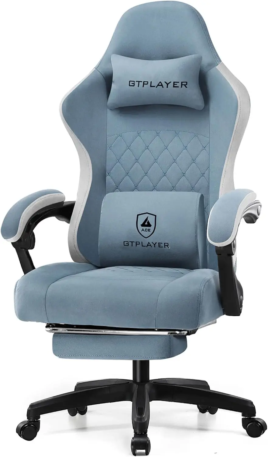 Gaming Chair, Computer Office Chair with Pocket Spring Cushion, Linkage Armrests and Footrest, High Back Ergonomic Computer
Gaming Chair, Computer Office Chair with Pocket Spring Cushion, Linkage Armrests and Footrest, High Back Ergonomic Computer