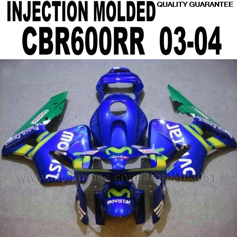 Injection Fairing Kit For Honda CBR 600 RR 2003 2004 CBR600RR 03 04 Cbr600 Blue Street Fairings Bodykit
Injection Fairing Kit For Honda CBR 600 RR 2003 2004 CBR600RR 03 04 Cbr600 Blue Street Fairings Bodykit