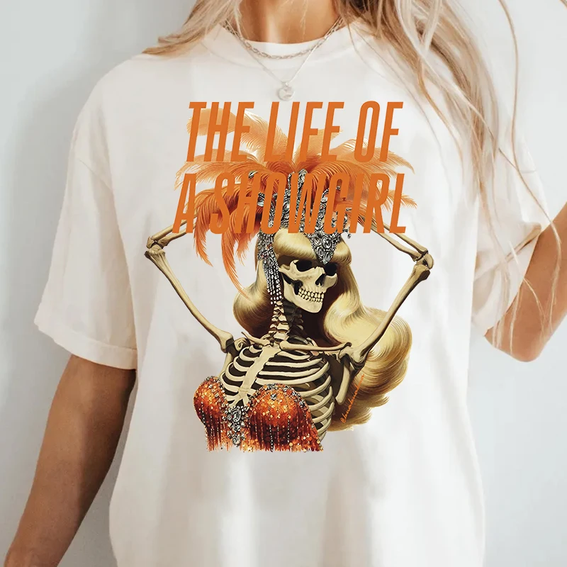 The Life of A Showgirl Halloween T Shirt Women Ladies Graphic T Shirts Music Cotton Short Sleeve Streetwear T-shirts Clothes 
The Life of A Showgirl Halloween T Shirt Women Ladies Graphic T Shirts Music Cotton Short Sleeve Streetwear T-shirts Clothes