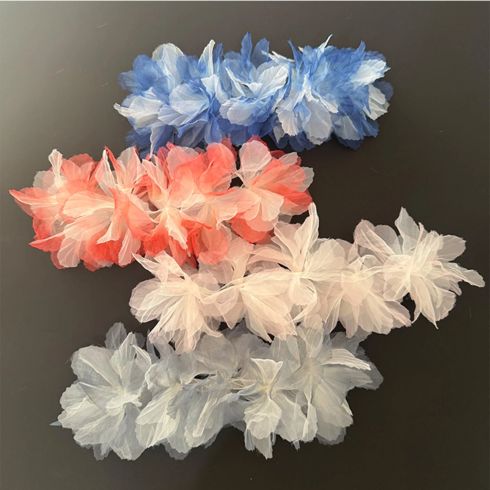 5 шт. 3D цветы, 5,12 дюйма цветок из органзы для свадебных аксессуаров, тканевый цветок для головных уборов, изготовления кукол, мода
5 шт. 3D цветы, 5,12 дюйма цветок из органзы для свадебных аксессуаров, тканевый цветок для головных уборов, изготовления кукол, мода