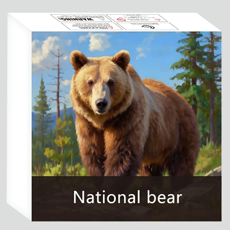 Пазл National Bear из 992 деталей, 60.6x60.6 см, с изображением дикой природы, идеальный подарок для любителей медведей, готов к отправке в премиальной упаковке
Пазл National Bear из 992 деталей, 60.6x60.6 см, с изображением дикой природы, идеальный подарок для любителей медведей, готов к отправке в премиальной упаковке