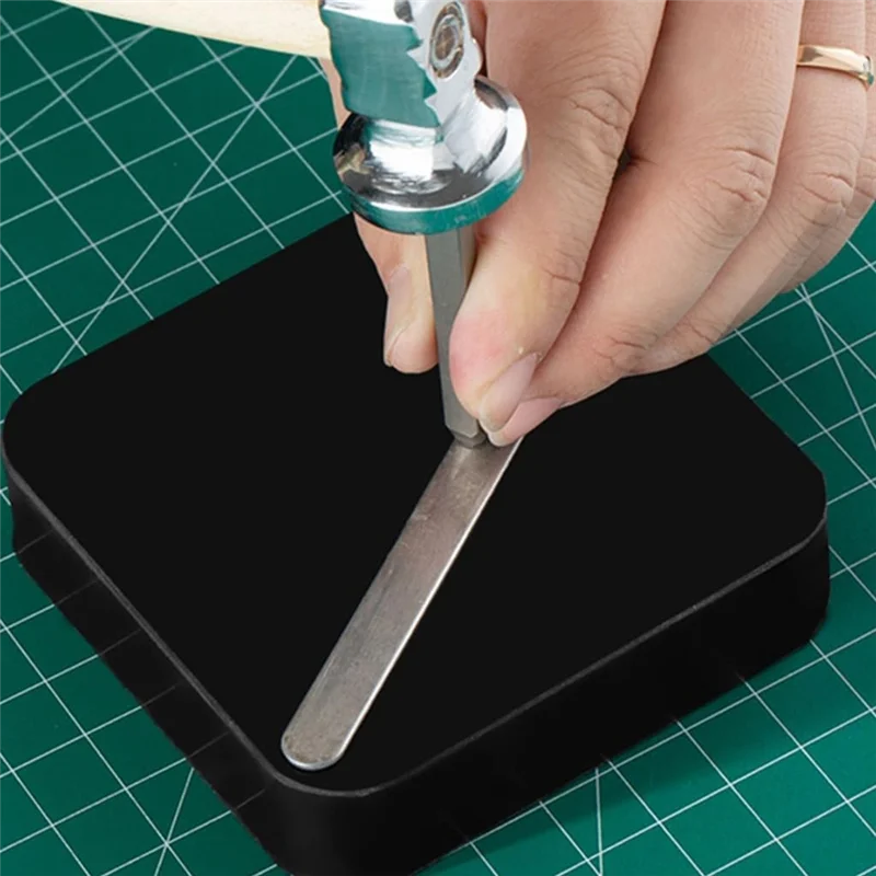N11R Rubber Mat Stamping And Benching Block - Essential Hammer And Metal Shaping Tools For Jewelry Crafters
N11R Rubber Mat Stamping And Benching Block - Essential Hammer And Metal Shaping Tools For Jewelry Crafters