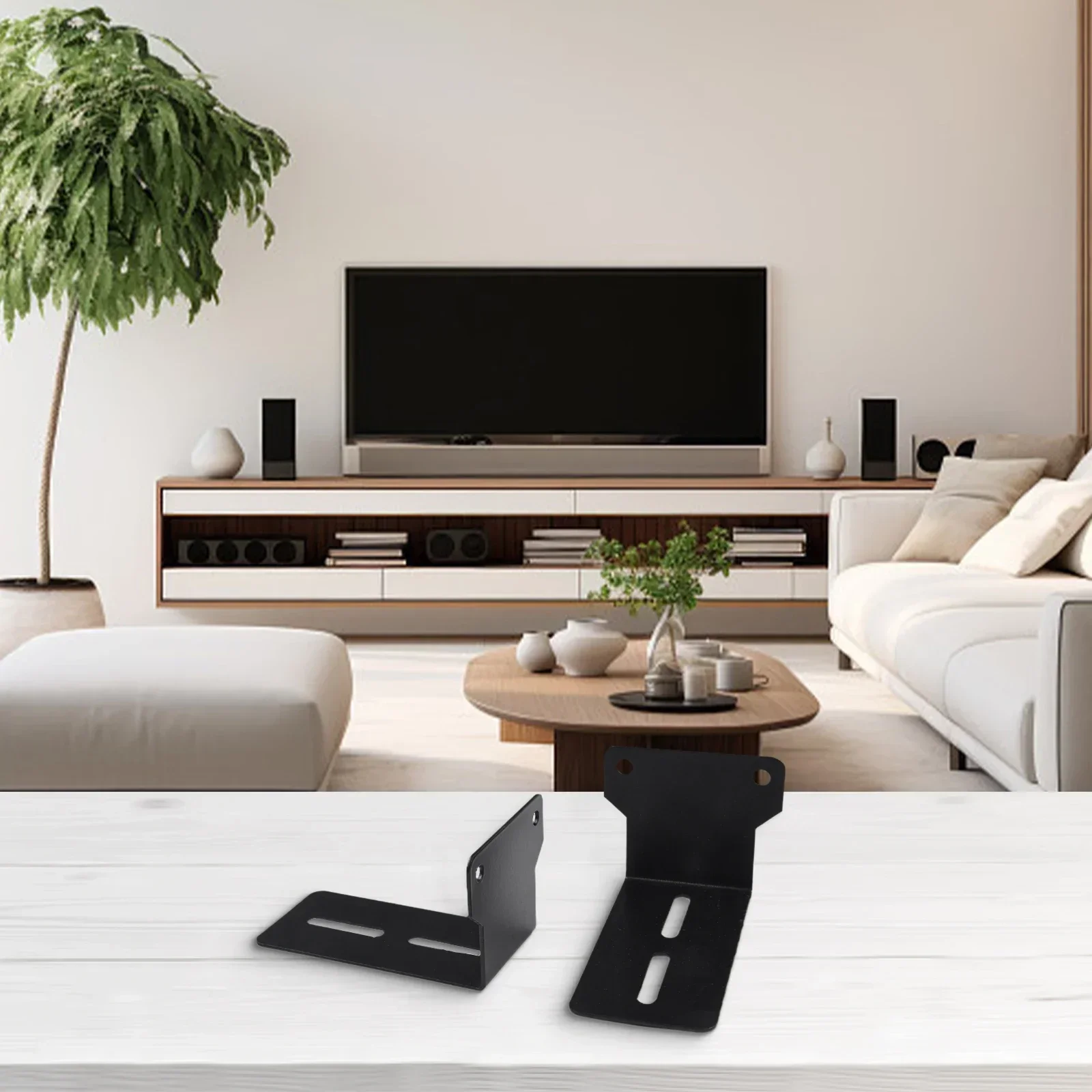 Sound Bar Wall Mount Brackets Easy Installation Anti-Drop Shelf Speaker Bracket Easy Installation Practical Sound Bar Wall Mount
Sound Bar Wall Mount Brackets Easy Installation Anti-Drop Shelf Speaker Bracket Easy Installation Practical Sound Bar Wall Mount