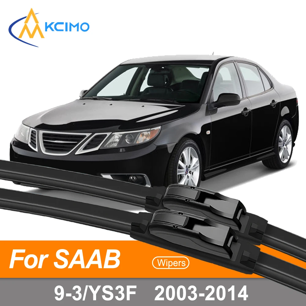 Front Windshield Wiper Blades For SAAB 9-3 2003-2014, Exact Fit High-Quality Rubber All-Weather Pair, OE Replacement
Front Windshield Wiper Blades For SAAB 9-3 2003-2014, Exact Fit High-Quality Rubber All-Weather Pair, OE Replacement
