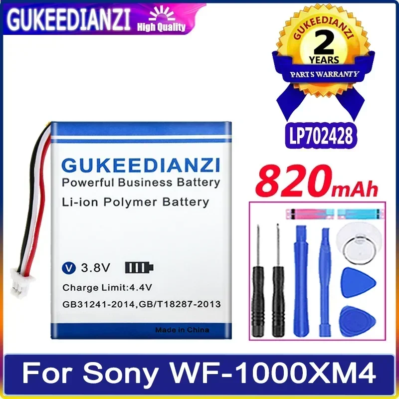 GUKEEDIANZI Battery LP702428 820mAh For Sony WF-1000XM4 charging case Portable batteries
GUKEEDIANZI Battery LP702428 820mAh For Sony WF-1000XM4 charging case Portable batteries