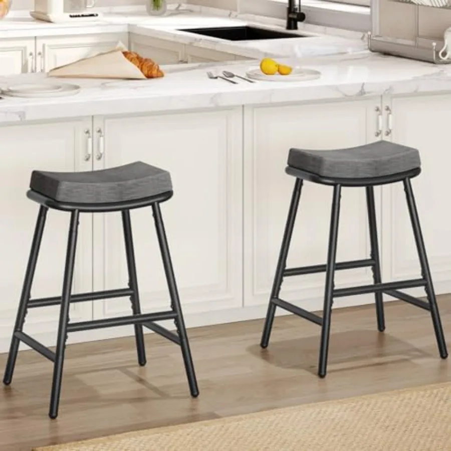 HOOBRO Bar Stools Set of 2 Bar Chairs Barstools for Kitchen Counter Counter Height Bar Stools Saddle Barstools and Curved Surfa
HOOBRO Bar Stools Set of 2 Bar Chairs Barstools for Kitchen Counter Counter Height Bar Stools Saddle Barstools and Curved Surfa