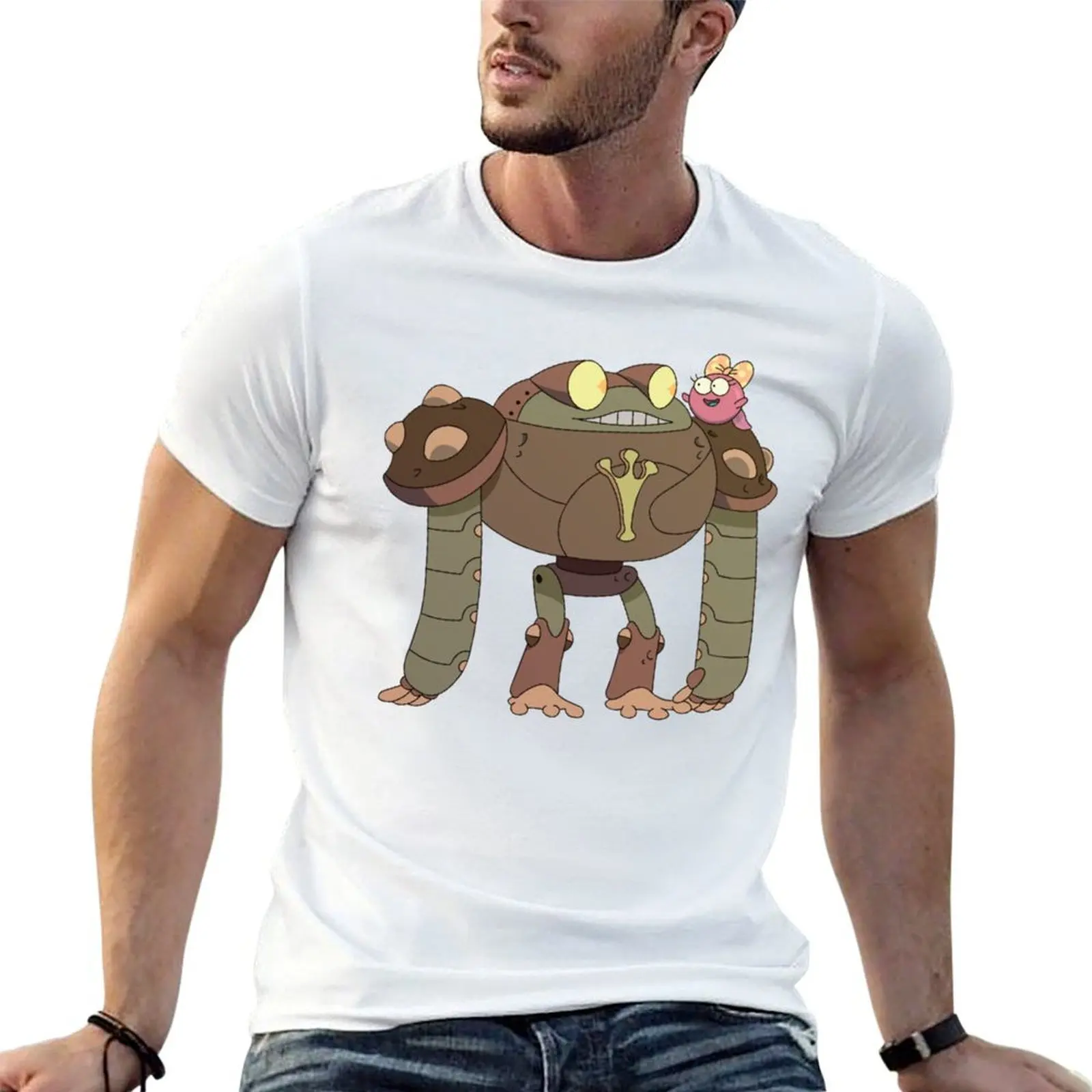 Polly and Frobo Amphibia T-Shirt t shirts with prints cotton t shirts man 100% T-Shirt
Polly and Frobo Amphibia T-Shirt t shirts with prints cotton t shirts man 100% T-Shirt