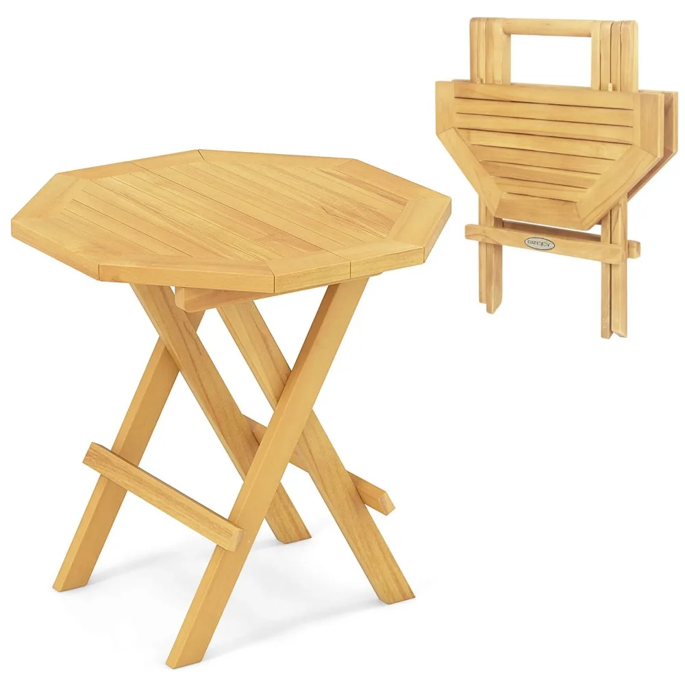Patio Folding Side Table w/ X-shaped Legs & Slatted Tabletop for Backyard
Patio Folding Side Table w/ X-shaped Legs & Slatted Tabletop for Backyard