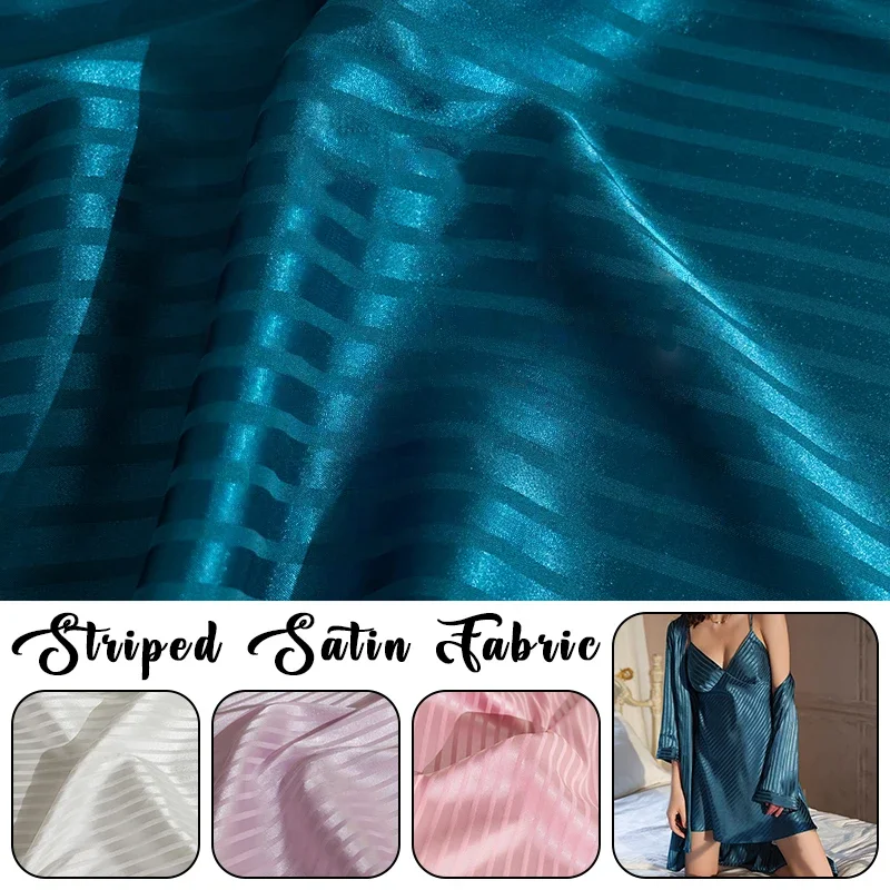 1m Striped Thin Imitation Acetate Satin Shiny Fabric DIY Spring Summer and Autumn Drape Silky Dress Shirt Pants Fabric
1m Striped Thin Imitation Acetate Satin Shiny Fabric DIY Spring Summer and Autumn Drape Silky Dress Shirt Pants Fabric