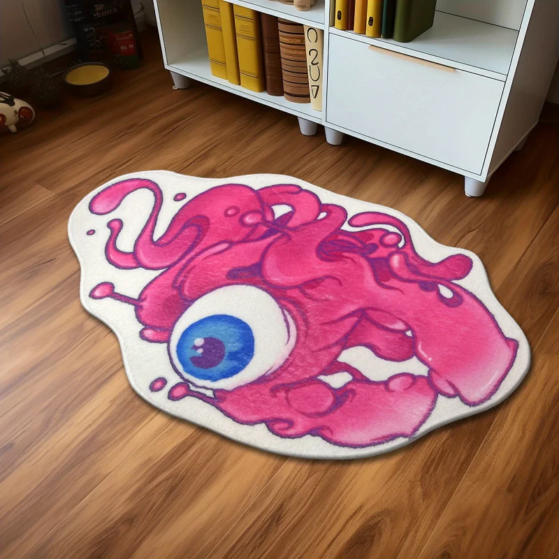 VIKAMA Creative Eyeball Monster Rug Irregular Soft Bedroom & Living Room Floor Mat Children's Room & Playroom Carpet Home Decor
VIKAMA Creative Eyeball Monster Rug Irregular Soft Bedroom & Living Room Floor Mat Children's Room & Playroom Carpet Home Decor