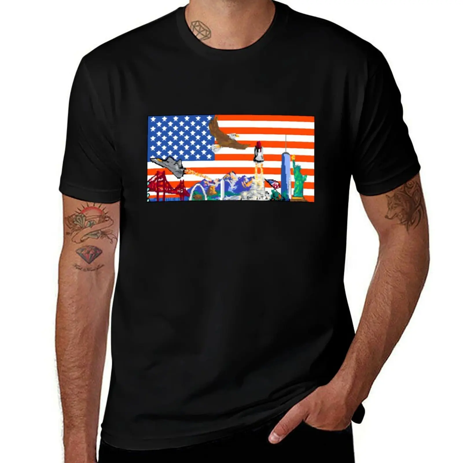 artistic graphic T-Shirt t man shirt man r/place T-Shirt shirts merch graphic tees for man tshirt t rendition 2022 AmericanFlag 
artistic graphic T-Shirt t man shirt man r/place T-Shirt shirts merch graphic tees for man tshirt t rendition 2022 AmericanFlag