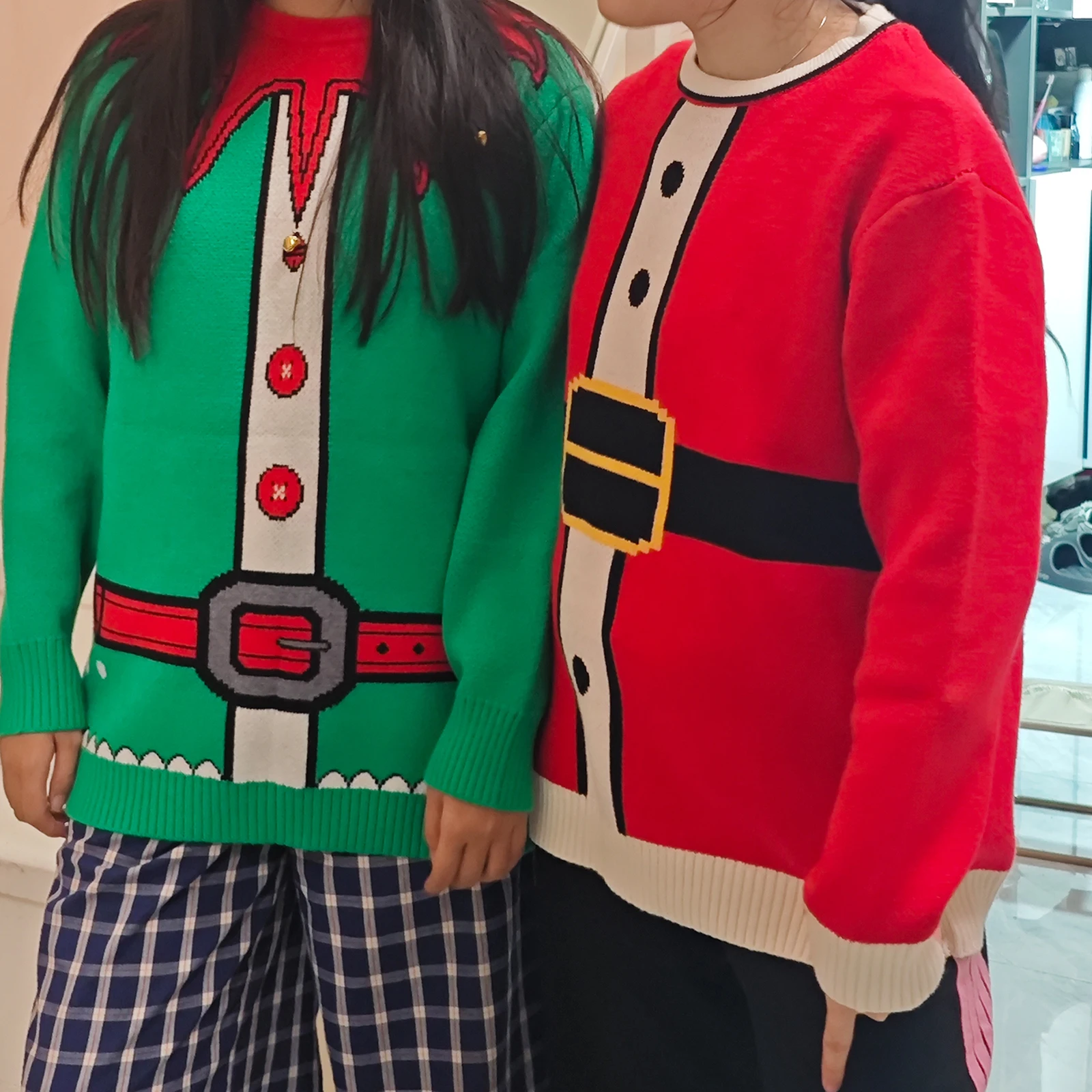 Рождественский вязаный свитер, женский пуловер с длинными рукавами и круглым вырезом с узором Санта-Клауса, осенне-зимние повседневные джемперы, топы
Рождественский вязаный свитер, женский пуловер с длинными рукавами и круглым вырезом с узором Санта-Клауса, осенне-зимние повседневные джемперы, топы