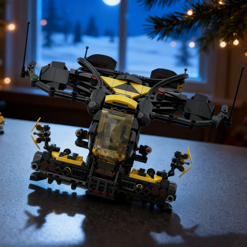 734 шт. MOC Space Blacktron I Stealth Infiltrator модель строительные блоки архитектурная идея креативные рождественские подарки игрушки образование
734 шт. MOC Space Blacktron I Stealth Infiltrator модель строительные блоки архитектурная идея креативные рождественские подарки игрушки образование