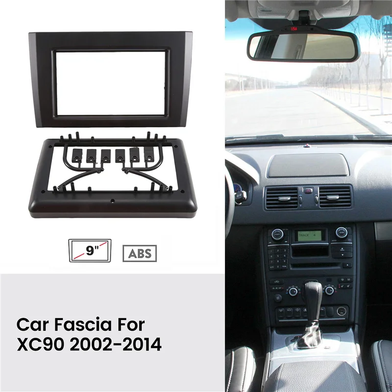 9 Inch Car Fascia Radio Panel Replacement Accessories For VOLVO XC90 2002-2014 Dash Kit Install Facia Console Bezel Plate
9 Inch Car Fascia Radio Panel Replacement Accessories For VOLVO XC90 2002-2014 Dash Kit Install Facia Console Bezel Plate