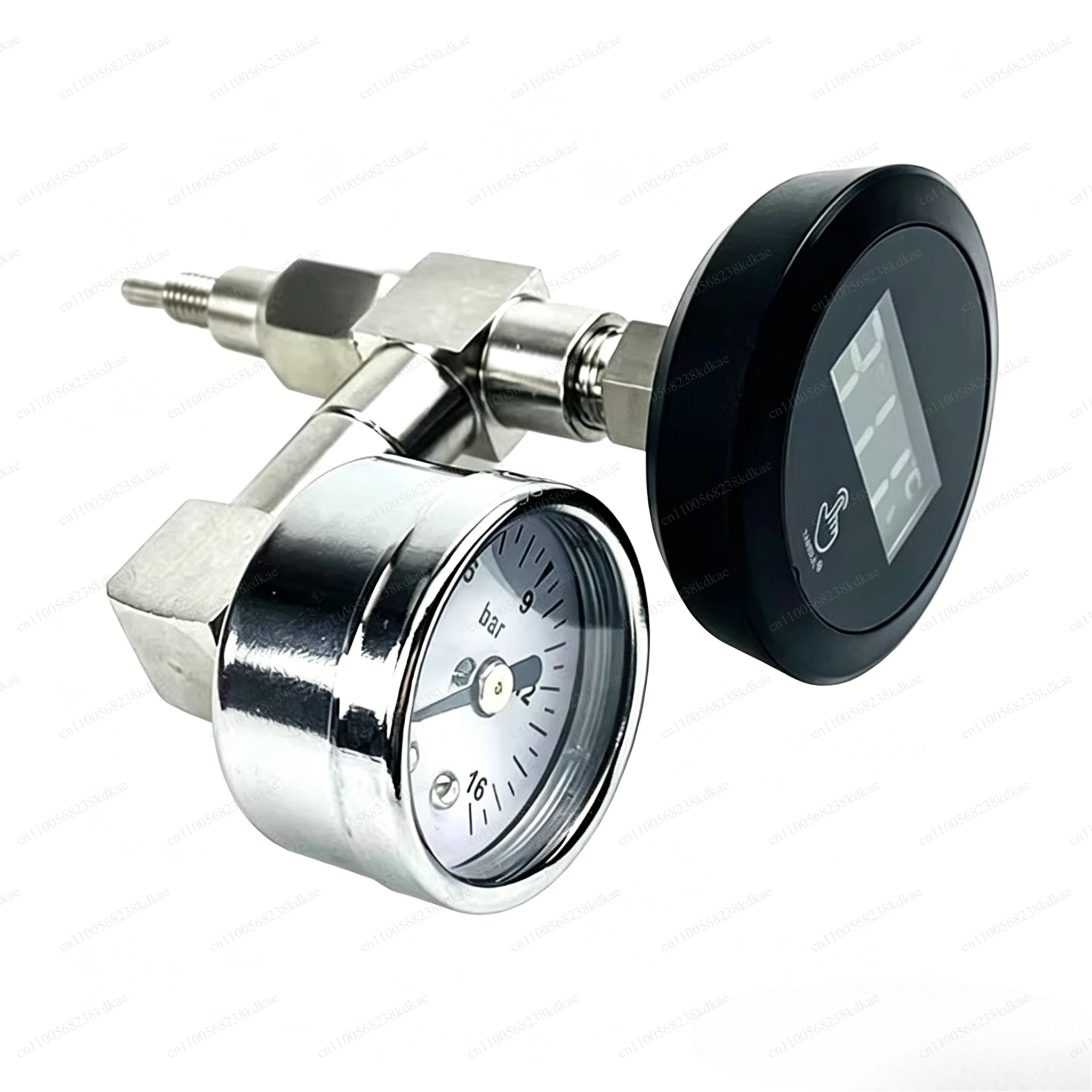 Espresso Machine Upgrade Kit Dual Display Pressure Gauge & Thermometer E61
Espresso Machine Upgrade Kit Dual Display Pressure Gauge & Thermometer E61