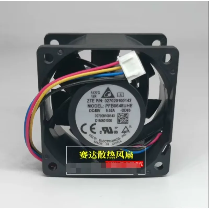 Delta Electronics PFB0648UHE DD65 DC 48 В 0,58 А 60x60x38 мм 4-проводной охлаждающий вентилятор для сервера
Delta Electronics PFB0648UHE DD65 DC 48 В 0,58 А 60x60x38 мм 4-проводной охлаждающий вентилятор для сервера
