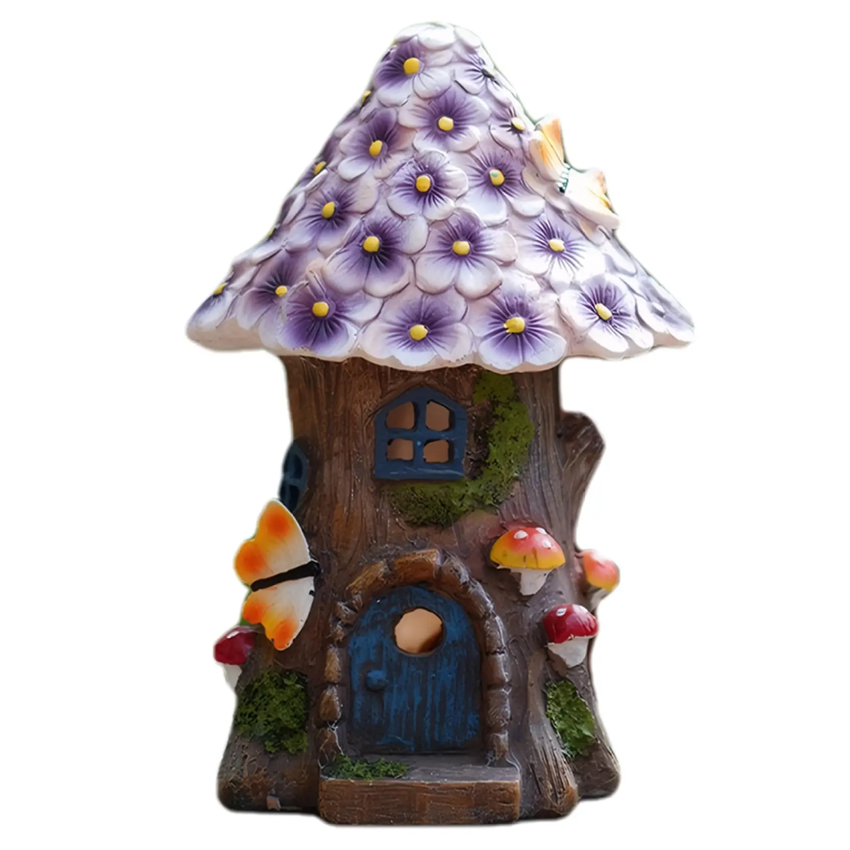Fairy House Ornament Resin House Decor Enchanting Solar Fairy Tale Elf House Sculpture for Outdoor Garden Decoration Resin
Fairy House Ornament Resin House Decor Enchanting Solar Fairy Tale Elf House Sculpture for Outdoor Garden Decoration Resin