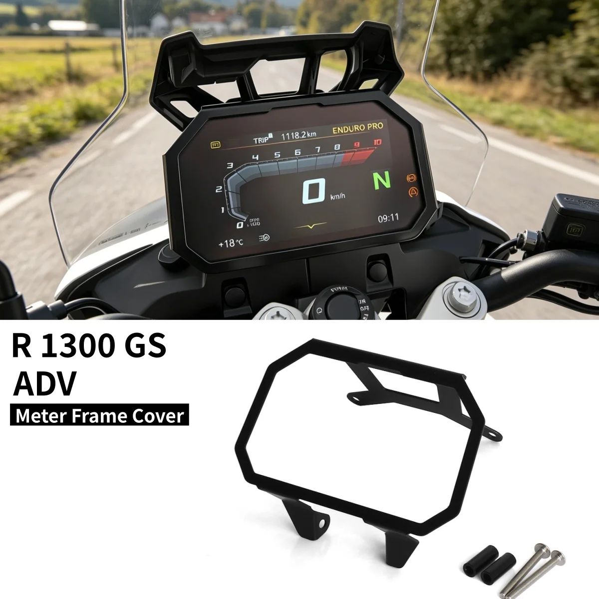 Motorcycle For BMW R1300GS ADV R1300 GS Adventure TFT Anti Theft Dashboard Screen Protector Meter Frame Cover Bezel Guard 23 24-
Motorcycle For BMW R1300GS ADV R1300 GS Adventure TFT Anti Theft Dashboard Screen Protector Meter Frame Cover Bezel Guard 23 24-