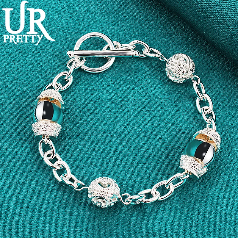 925 Sterling Silver Fashion Romantic Bracelet For Women Wedding Engagement Party Gift Charm Jewelry
925 Sterling Silver Fashion Romantic Bracelet For Women Wedding Engagement Party Gift Charm Jewelry