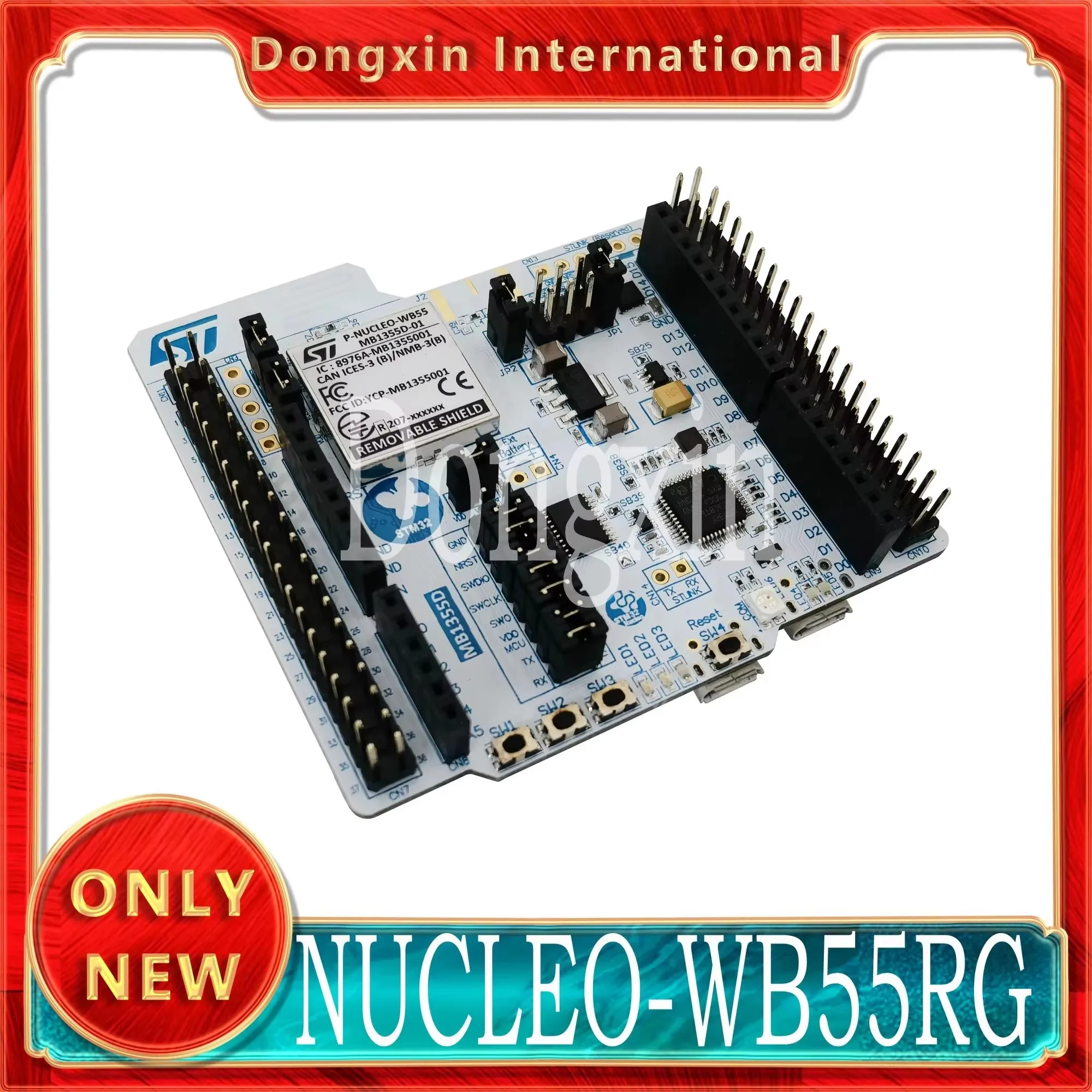 ST NUCLEO-WB55RG STM32WB55RGV6 Nucleo-64 STM32WB плата разработки беспроводного микроконтроллера
ST NUCLEO-WB55RG STM32WB55RGV6 Nucleo-64 STM32WB плата разработки беспроводного микроконтроллера