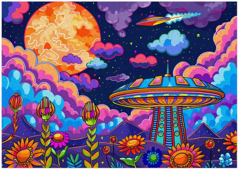 Floral Fantasy of UFO Jigsaw Puzzle For Adults Home Wall Art Decoration Crafts DIY Gift New Arrivals
Floral Fantasy of UFO Jigsaw Puzzle For Adults Home Wall Art Decoration Crafts DIY Gift New Arrivals