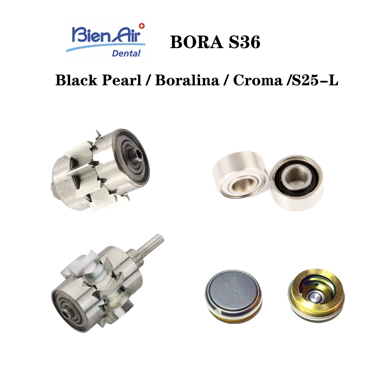 Dental Turbine Cartridge Air Rotor For Bien Air BORA S36/Black pearl/Boralina/Croma/S25-L High Speed Handpiece Accessories
Dental Turbine Cartridge Air Rotor For Bien Air BORA S36/Black pearl/Boralina/Croma/S25-L High Speed Handpiece Accessories