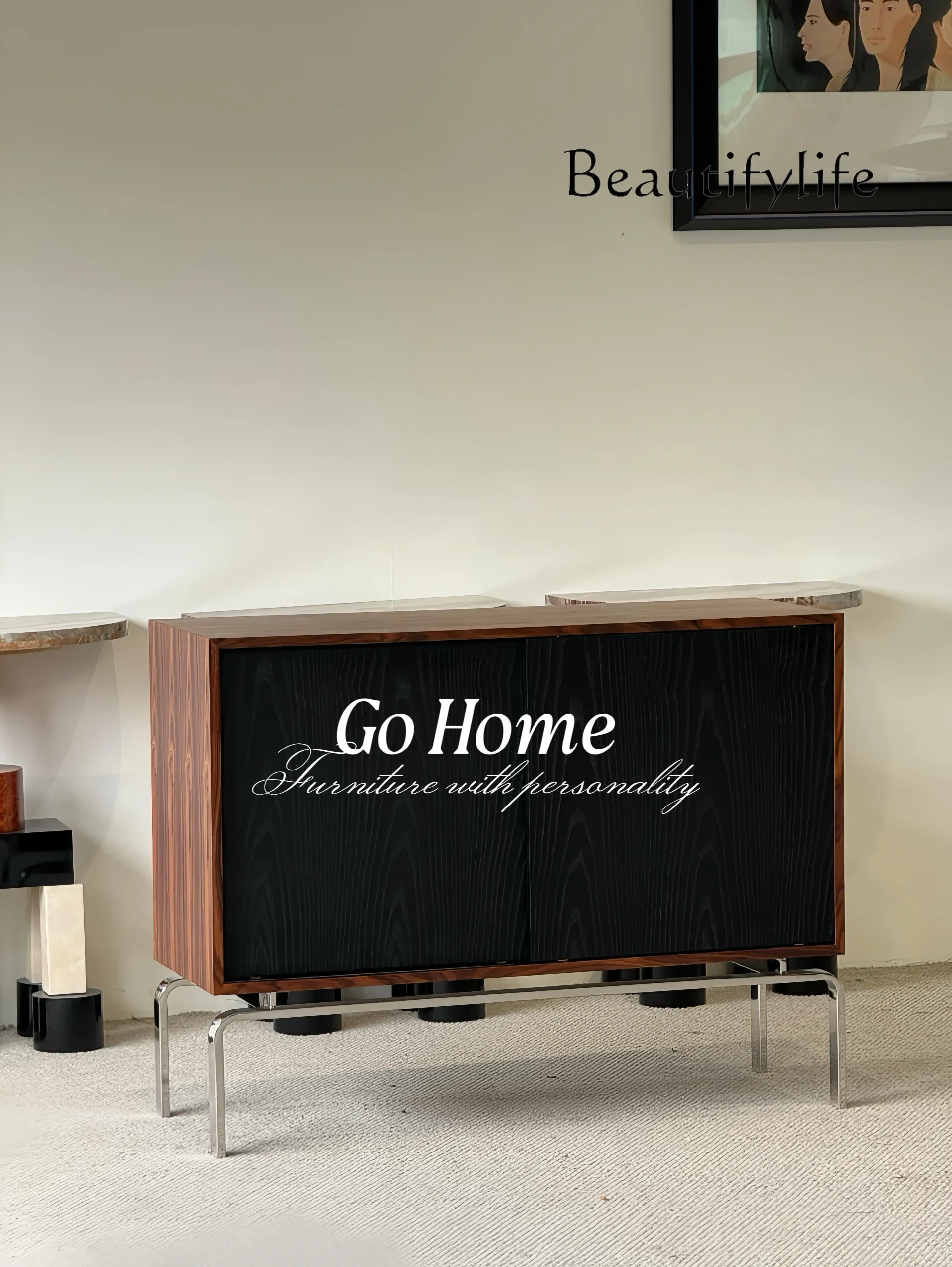 Q Medieval solid wood dining side cabinet designer entry porch cabinet living room wall storage cabinet
Q Medieval solid wood dining side cabinet designer entry porch cabinet living room wall storage cabinet