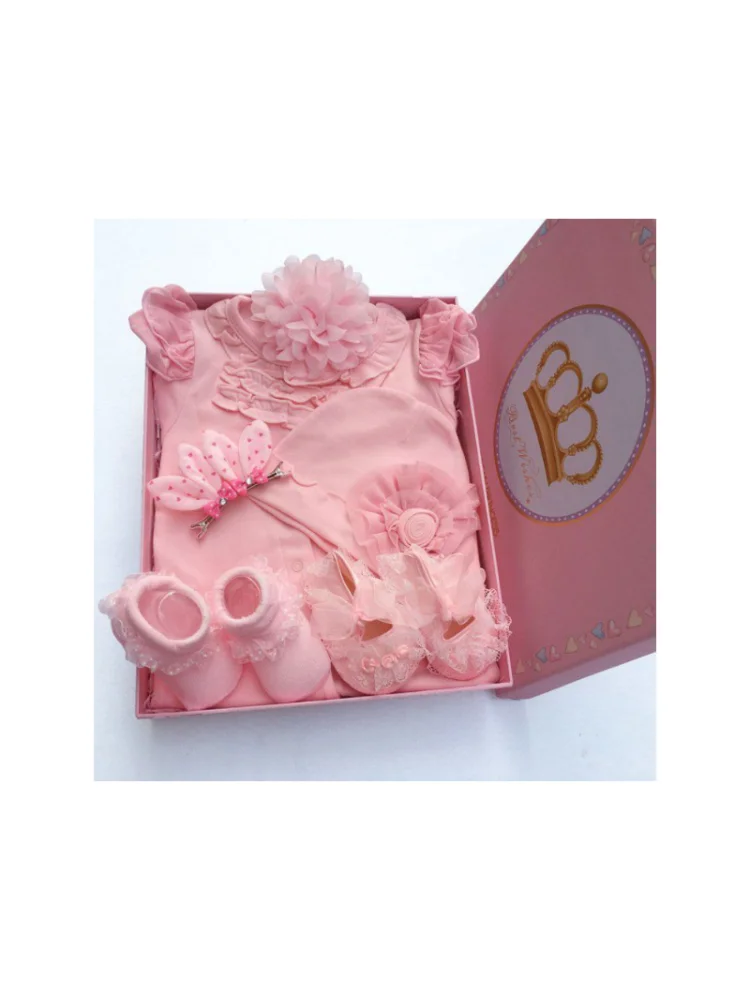 Cotton Newborn Baby Girl Romper Jumpsuit, Princess Style Long Sleeve Clothes Set, Baby Gift Box
Cotton Newborn Baby Girl Romper Jumpsuit, Princess Style Long Sleeve Clothes Set, Baby Gift Box