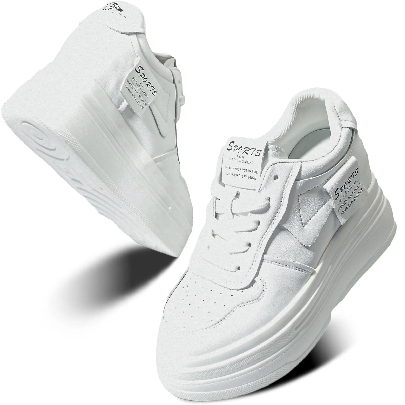 Fujin 8cm Cow Genuine Leather Females Comfy Casual Ladies Vulcanize Women Platform Autumn Autumn High Brand Sneakers Breathable 
Fujin 8cm Cow Genuine Leather Females Comfy Casual Ladies Vulcanize Women Platform Autumn Autumn High Brand Sneakers Breathable