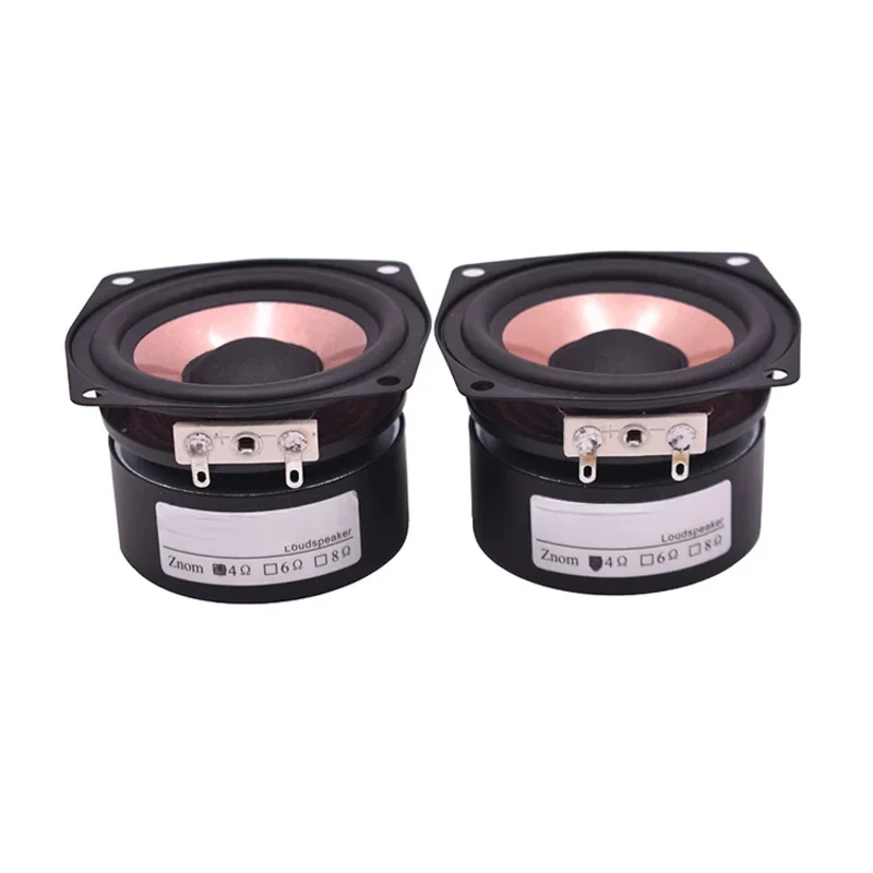 2pcs 2.5 Inch HIFI Audio Speaker 4/8Ohm 8-15W Full Range Desktop High Sensitivity Bass Midrange Treble Loudspeaker DIY
2pcs 2.5 Inch HIFI Audio Speaker 4/8Ohm 8-15W Full Range Desktop High Sensitivity Bass Midrange Treble Loudspeaker DIY