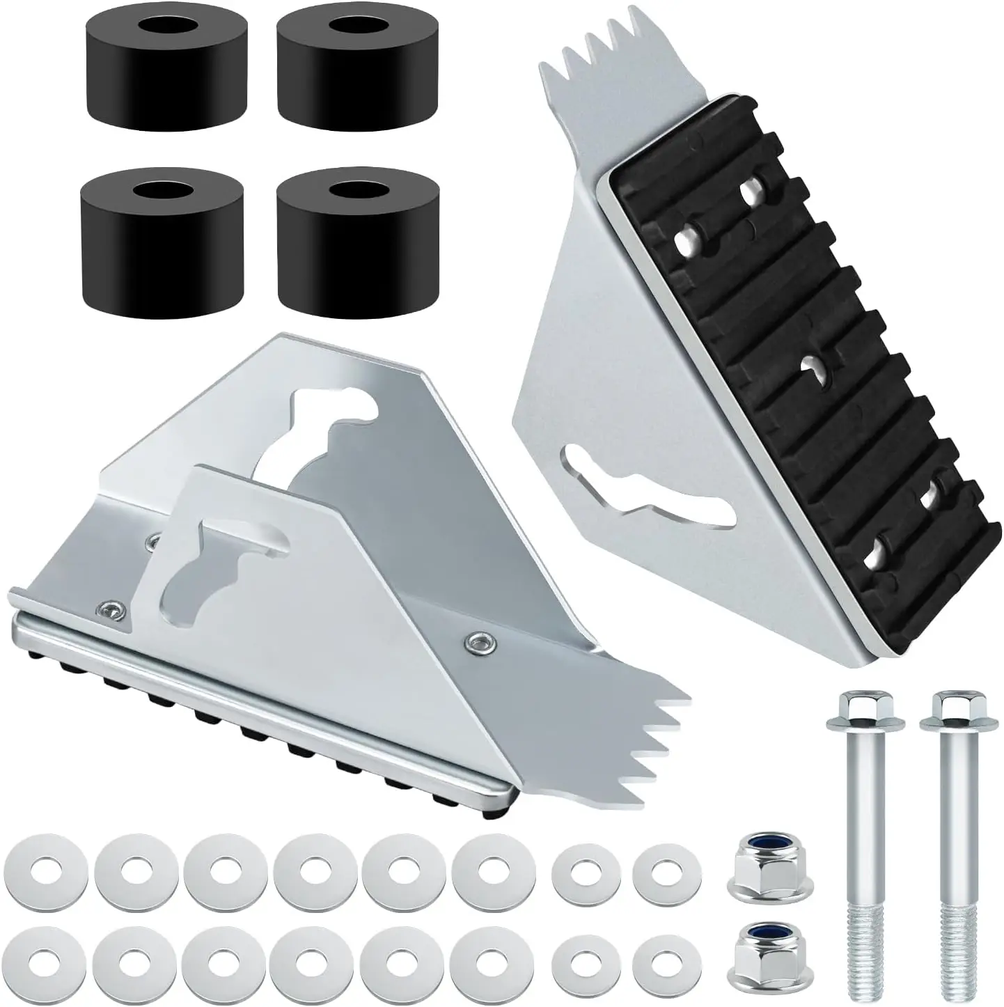 Aluminum Anti-Skid Shoe Kit for Extension Ladders,Rubber Padded Feet,Extension Ladder Parts,2 Pack Ladders Feet Replacement Part
Aluminum Anti-Skid Shoe Kit for Extension Ladders,Rubber Padded Feet,Extension Ladder Parts,2 Pack Ladders Feet Replacement Part