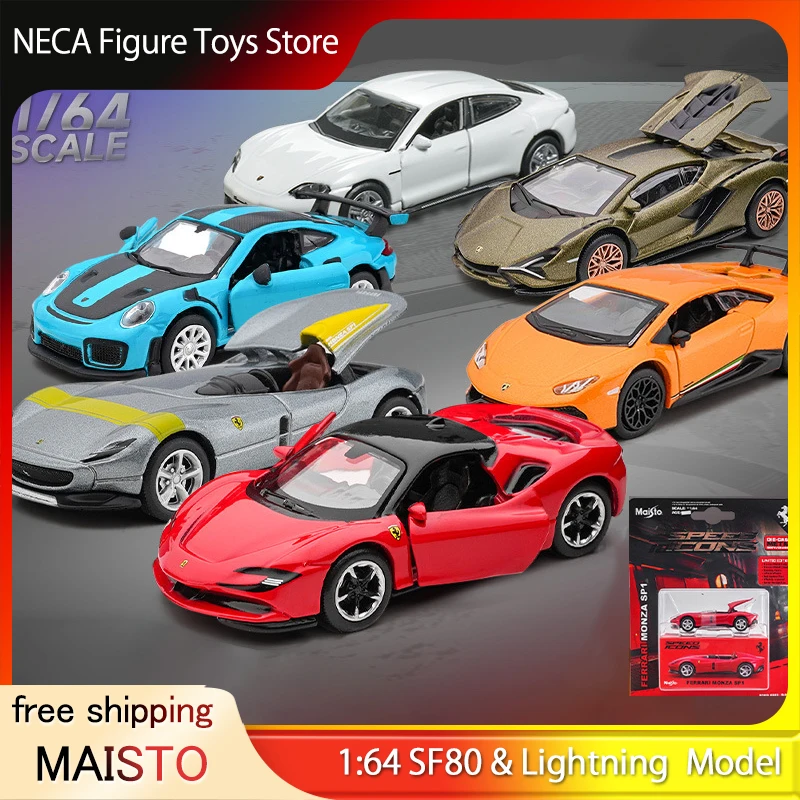 Maisto 1:64 Scale SF80 Lightning Alloy Iron-Base Car Model Set with Opening Doors Collectible Toy for Car Lovers
Maisto 1:64 Scale SF80 Lightning Alloy Iron-Base Car Model Set with Opening Doors Collectible Toy for Car Lovers