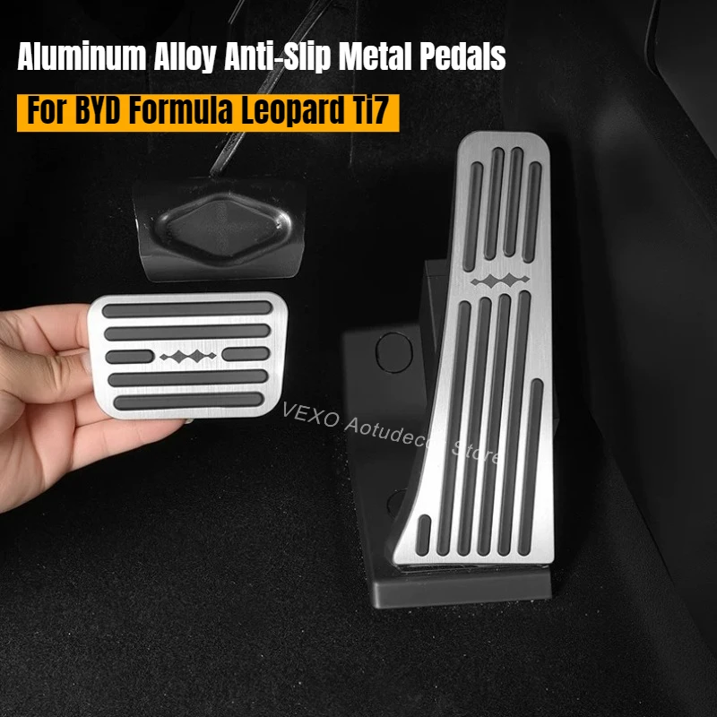 For BYD Formula Leopard Ti7 No Drill Brake Foot Pedal Cover Aluminum Alloy Anti-Slip Hole-Free Car Styling Interior Accessories
For BYD Formula Leopard Ti7 No Drill Brake Foot Pedal Cover Aluminum Alloy Anti-Slip Hole-Free Car Styling Interior Accessories