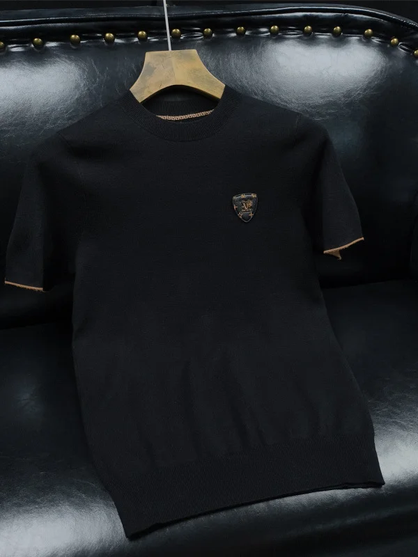 Мужской повседневный вязаный шерстяной свитер с коротким рукавом, мягкий, удобный, зимний, базовый, с круглым вырезом, дышащий, молодежный стиль
Мужской повседневный вязаный шерстяной свитер с коротким рукавом, мягкий, удобный, зимний, базовый, с круглым вырезом, дышащий, молодежный стиль