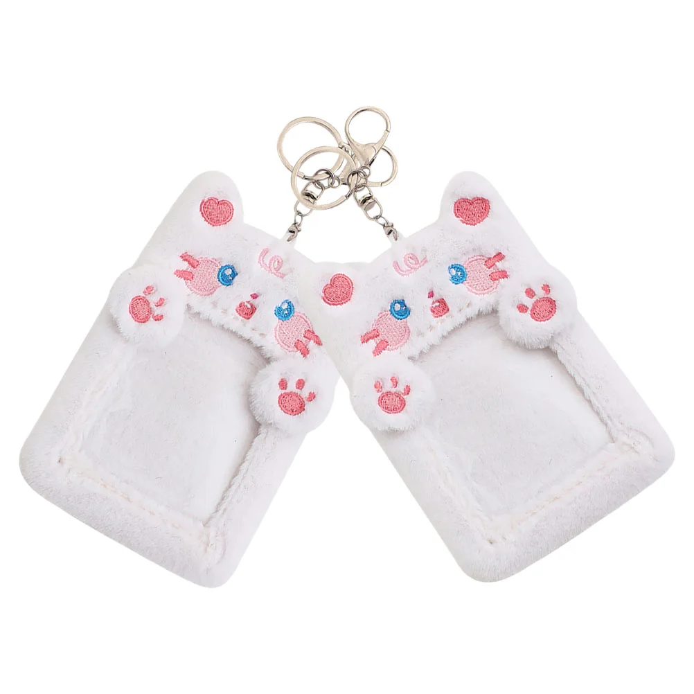 2 Pcs ID Card Animal Holder Student Key Fob Sleeves Plush Postcard Cartoon Cards Cover
2 Pcs ID Card Animal Holder Student Key Fob Sleeves Plush Postcard Cartoon Cards Cover