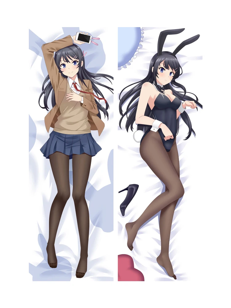 Rascal Does Not Dream of Bunny Girl Senpai Mai Sakurajima Anime Body Pillow Case Cover Kawaii Cospaly Pillowcase
Rascal Does Not Dream of Bunny Girl Senpai Mai Sakurajima Anime Body Pillow Case Cover Kawaii Cospaly Pillowcase