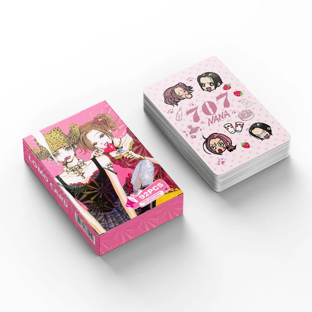 92 Anime Mini Cards NANA High-Definition Color Printed Photo Cards Nana Stickers ACG LOMO Cards Greeting Card Gifts
92 Anime Mini Cards NANA High-Definition Color Printed Photo Cards Nana Stickers ACG LOMO Cards Greeting Card Gifts