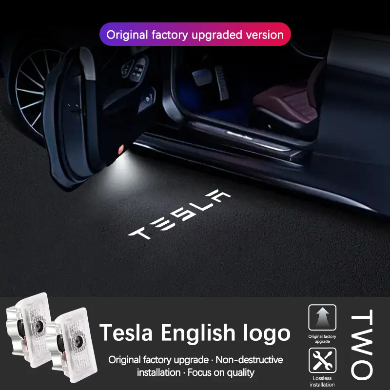 2Pcs Led Car Door Welcome Lights For Tesla Model Y Model 3 Model S Model X Projector Ghost Shadow Lamp
2Pcs Led Car Door Welcome Lights For Tesla Model Y Model 3 Model S Model X Projector Ghost Shadow Lamp