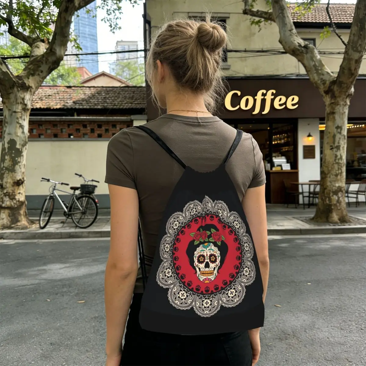 Mexican Skull Calavera Illustration Backpacks Multi-function Drawstring Bundle Pocket Sports Bag Book Bags for Travel School
Mexican Skull Calavera Illustration Backpacks Multi-function Drawstring Bundle Pocket Sports Bag Book Bags for Travel School