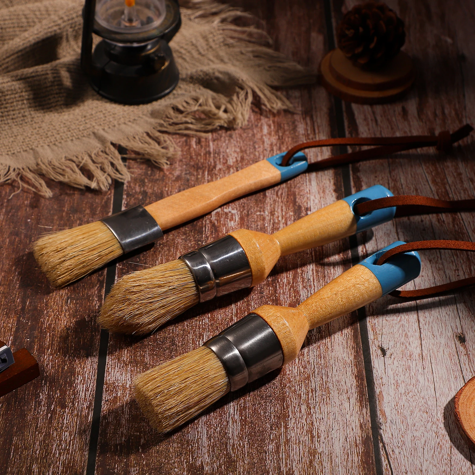 3 Pcs Round Head Brush Set Paint Brushes Oil Varnishes Glue Tool Wood Handle Household
3 Pcs Round Head Brush Set Paint Brushes Oil Varnishes Glue Tool Wood Handle Household