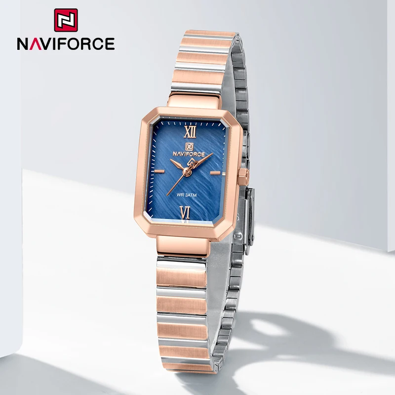 NAVIFORCE Original Watches for Women Classics Waterproof Luxury Hook Buckle Steel Band Ladies Sports Wristwatch Relogio Feminino
NAVIFORCE Original Watches for Women Classics Waterproof Luxury Hook Buckle Steel Band Ladies Sports Wristwatch Relogio Feminino