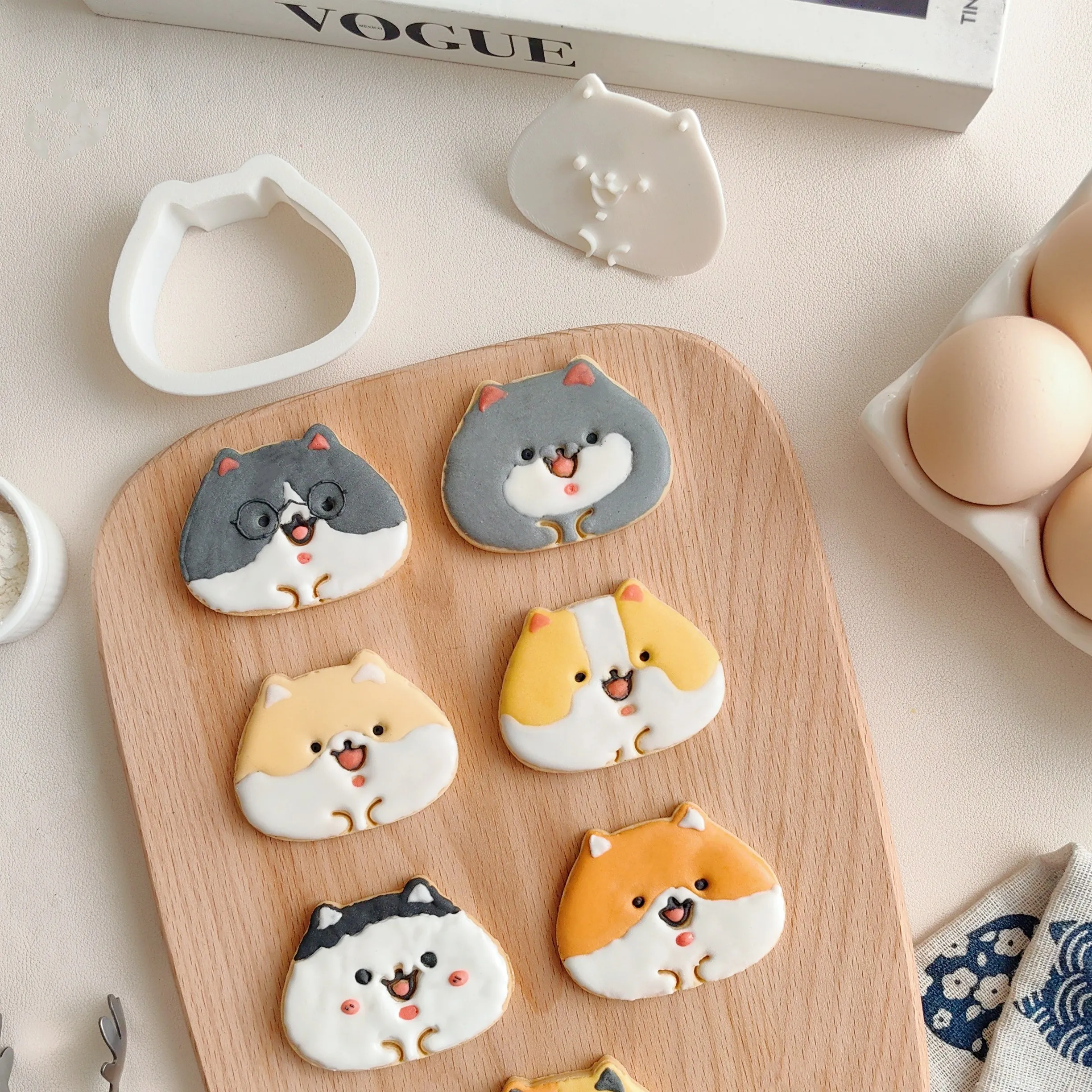 3D Cartoon Toast Cookie Cutter Cute Patter Plastic Pressable Biscuit Mold Cookie Stamp for Chocolate Fondant Pastry Baking Tools
3D Cartoon Toast Cookie Cutter Cute Patter Plastic Pressable Biscuit Mold Cookie Stamp for Chocolate Fondant Pastry Baking Tools
