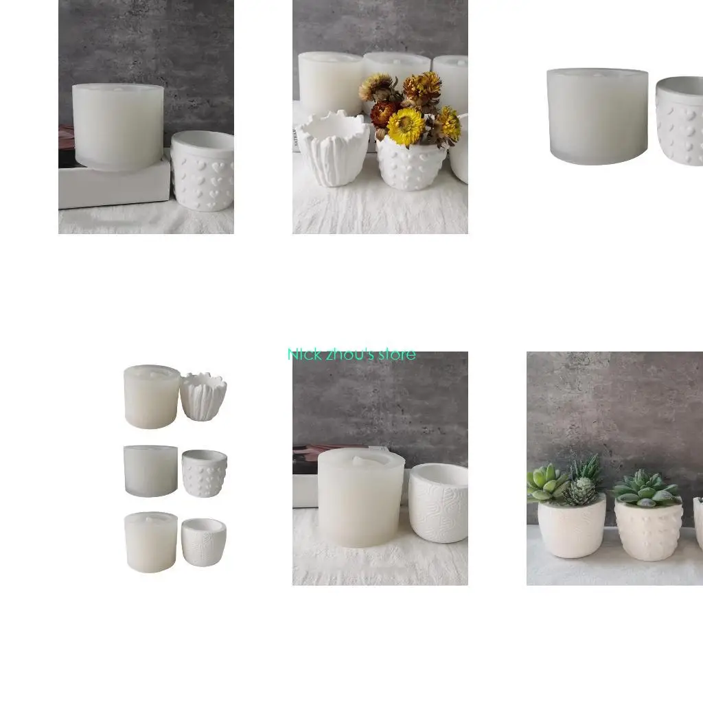 E15E Silicone Resin Molds for Making Plants Pot Flower Pot Holder
E15E Silicone Resin Molds for Making Plants Pot Flower Pot Holder