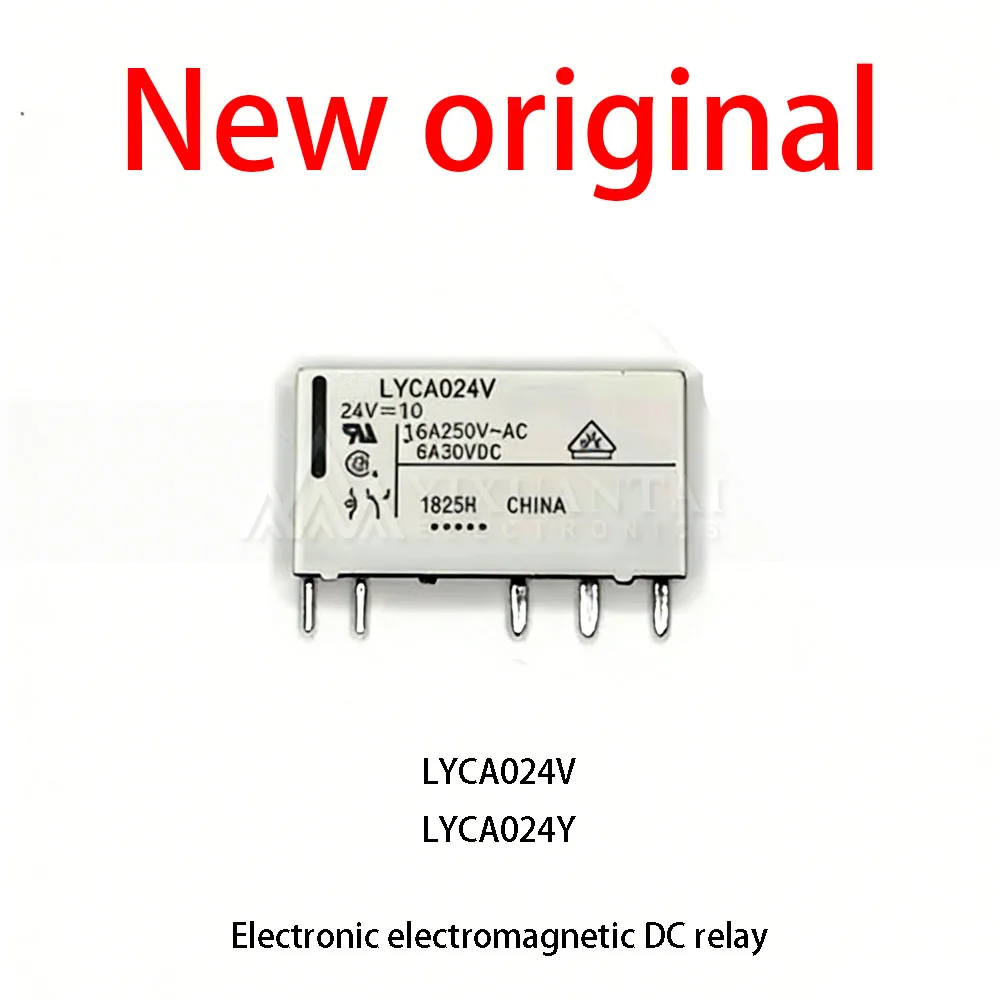 5Pcs/Lot New original LYCA024V LYCA024Y Electronic electromagnetic DC relay
5Pcs/Lot New original LYCA024V LYCA024Y Electronic electromagnetic DC relay
