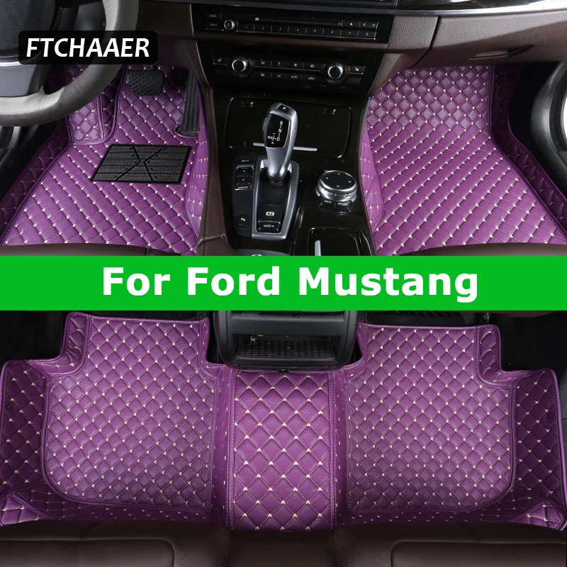 FTCHAAER пользовательские автомобильные коврики для Ford Mustang авто ковры аксессуары для ног Coche
FTCHAAER пользовательские автомобильные коврики для Ford Mustang авто ковры аксессуары для ног Coche
