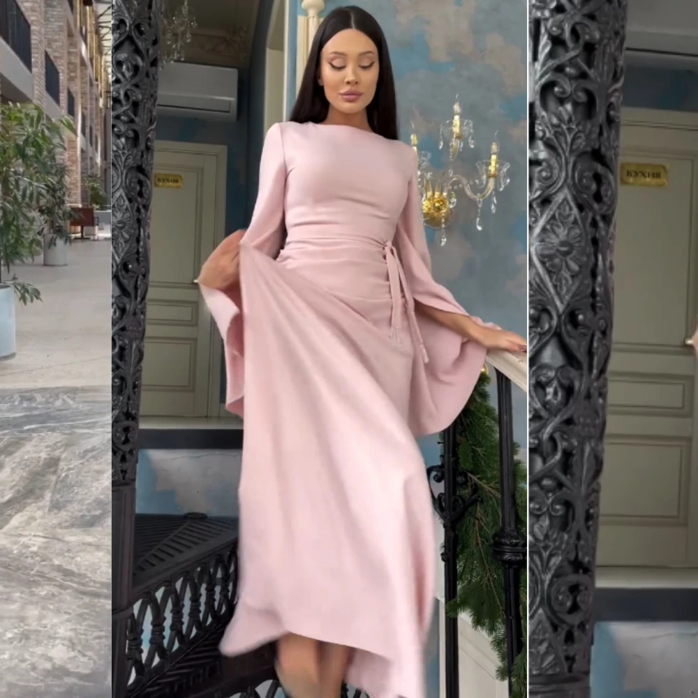 Customized Jersey Sash Pleat Party Straight High Collar Bespoke Occasion Gown Midi Dresses
Customized Jersey Sash Pleat Party Straight High Collar Bespoke Occasion Gown Midi Dresses