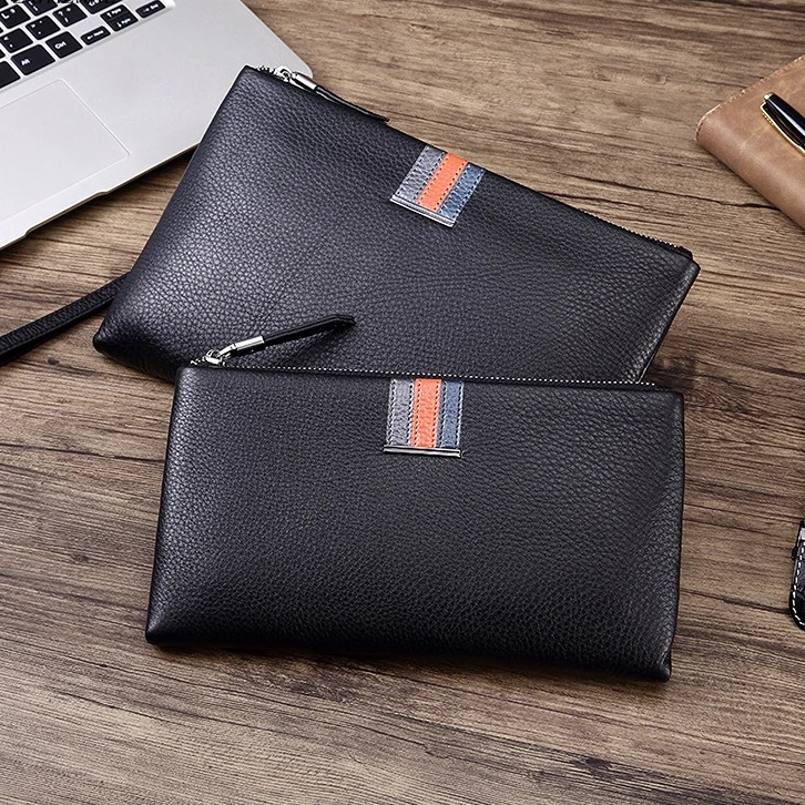 New men's leather clutch bag Business Casual handbags leather business envelope luxury wallet Card holder Coin purses male
New men's leather clutch bag Business Casual handbags leather business envelope luxury wallet Card holder Coin purses male