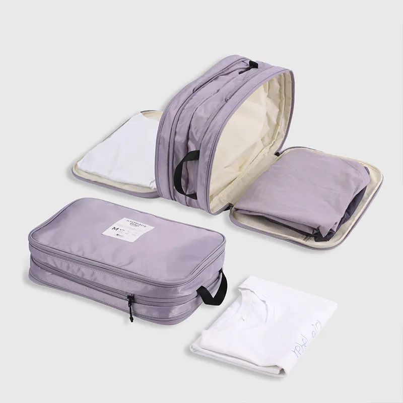 Expandable Travel Clothes Storage Bag, 11L-25L Double Layer Compression Packing Cube, Waterproof Luggage Organizer for Trip
Expandable Travel Clothes Storage Bag, 11L-25L Double Layer Compression Packing Cube, Waterproof Luggage Organizer for Trip