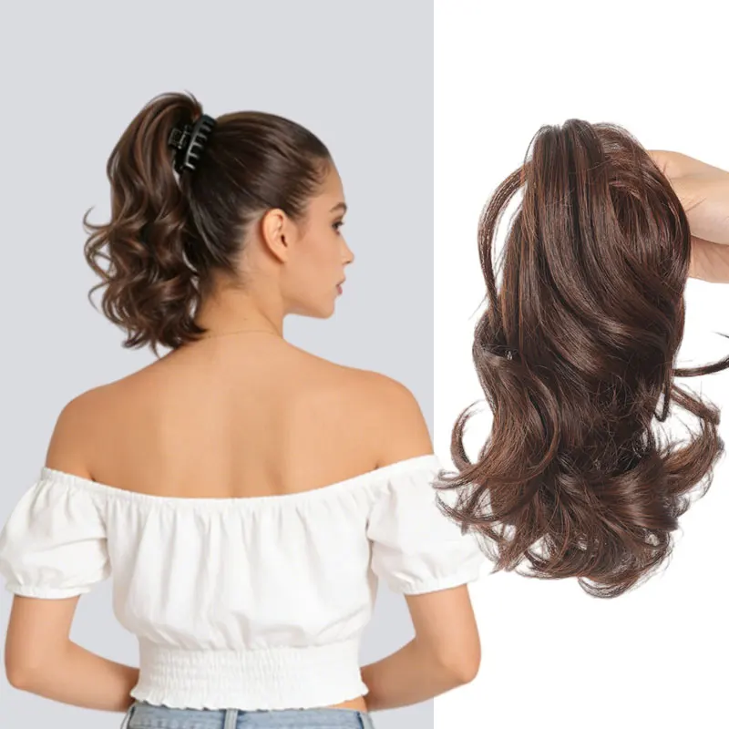 Short Curly Hair Clip-On Ponytail Wig, Made of High-Temperature Fiber for Women, with Natural Wavy Hair Pieces, Suitable for Daily Use, Parties, Travel, and Dates. Multiple Color Options, the First Choice for Gift Giving.
Short Curly Hair Clip-On Ponytail Wig, Made of High-Temperature Fiber for Women, with Natural Wavy Hair Pieces, Suitable for Daily Use, Parties, Travel, and Dates. Multiple Color Options, the First Choice for Gift Giving.