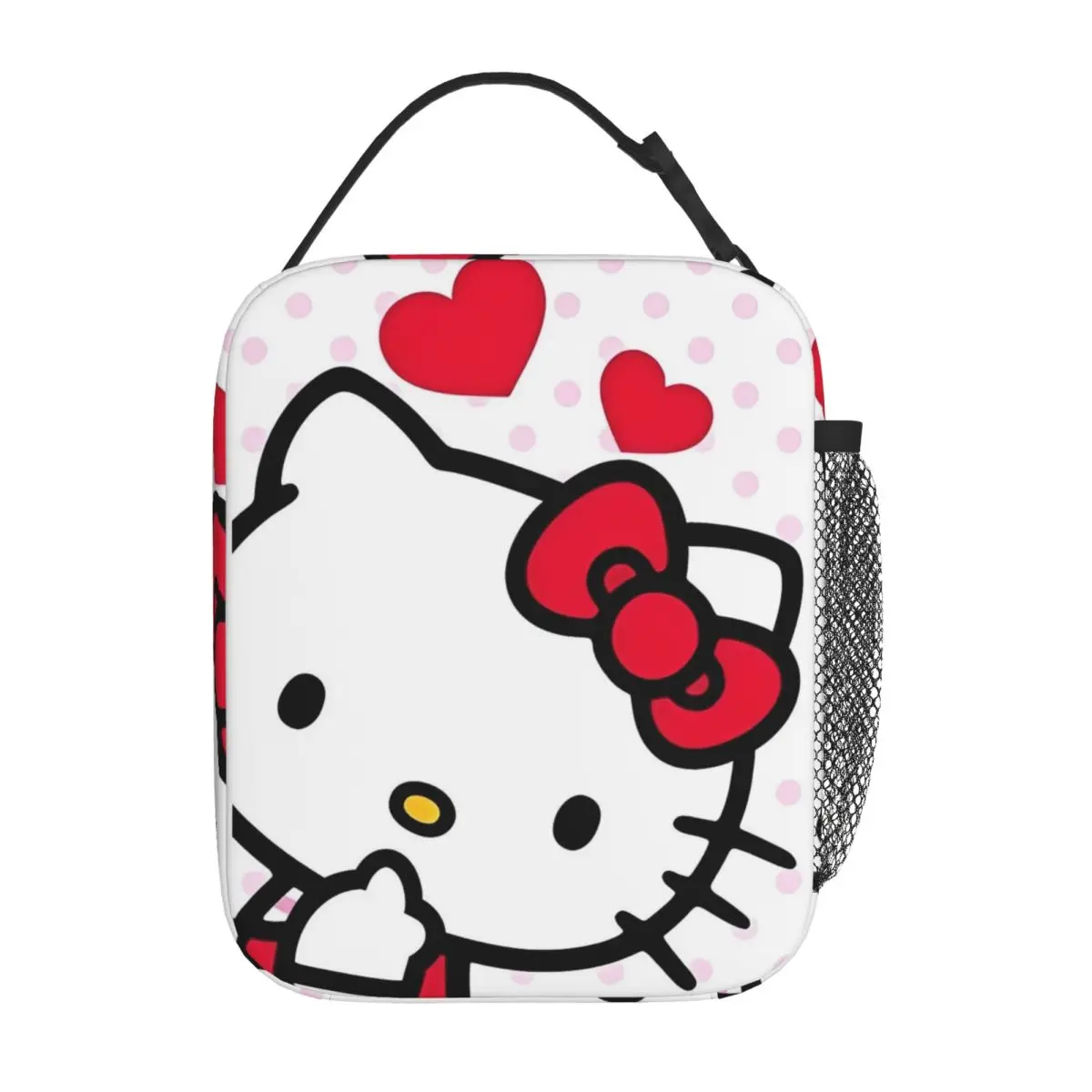 Изолированные сумки для обеда Hello Kitty с графическим рисунком Термосумка Контейнер для обеда, милый мультяшный большой ланч-бокс для мужчин и женщин, пляжный пикник
Изолированные сумки для обеда Hello Kitty с графическим рисунком Термосумка Контейнер для обеда, милый мультяшный большой ланч-бокс для мужчин и женщин, пляжный пикник